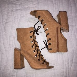Strappy heels
